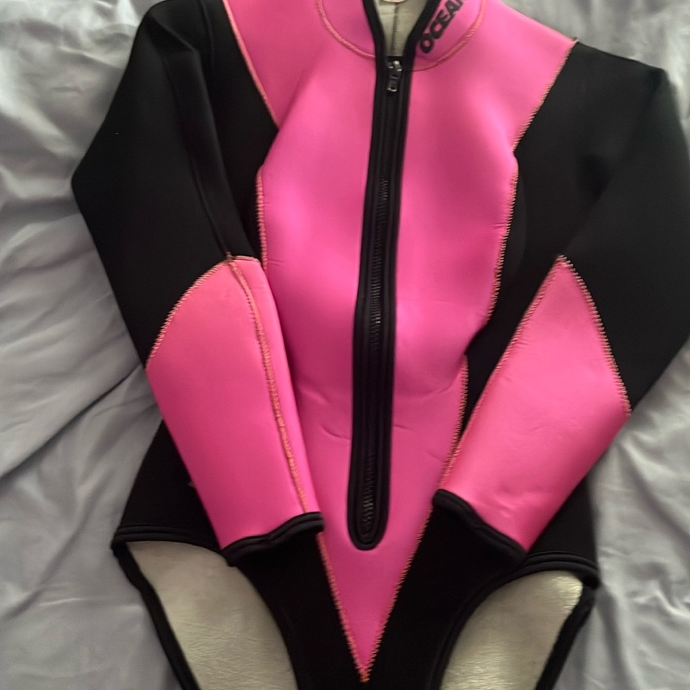 Pink and Black Oceanic Swinsuit